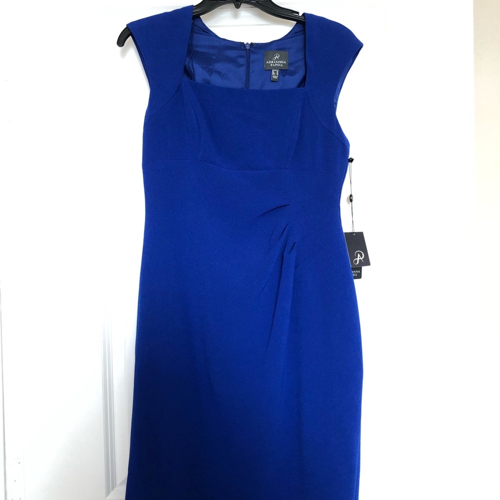 Adrianna Papell Pleated Sheath Dress